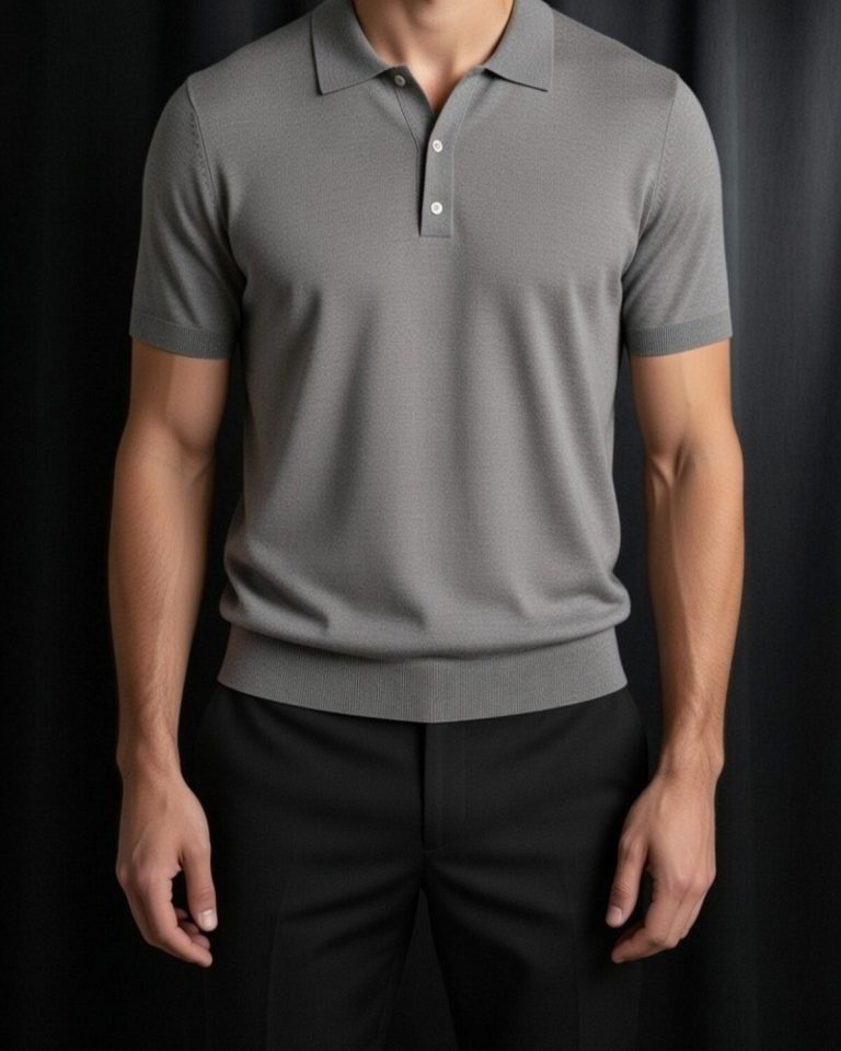 Erkek Polo Yaka Triko T-shirt