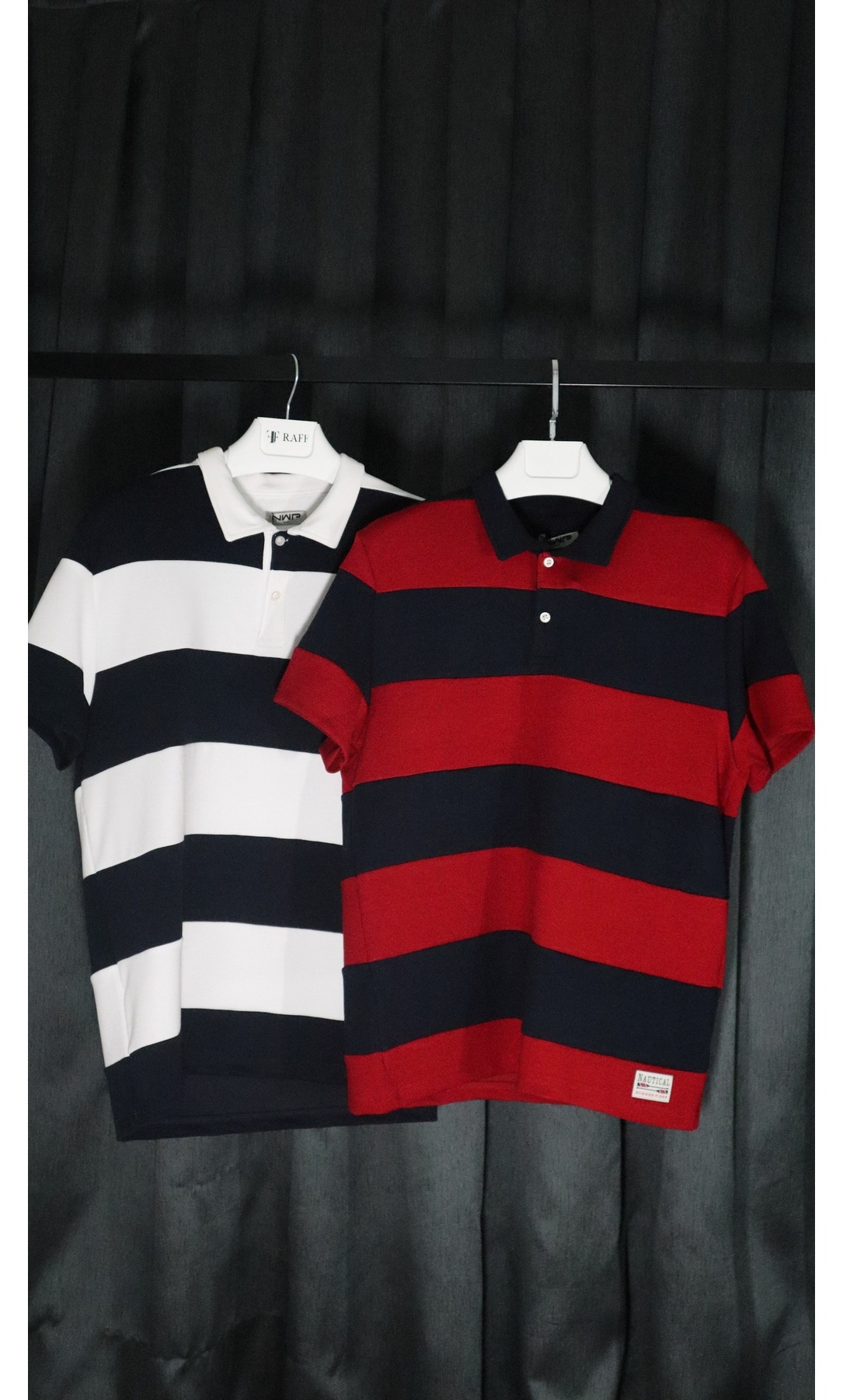 Erkek Yumuşak Dokulu Çizgili Polo Yaka T-shirt Kırmızı Erkek Yumuşak Dokulu Çizgili Polo Yaka T-shirt Kırmızı